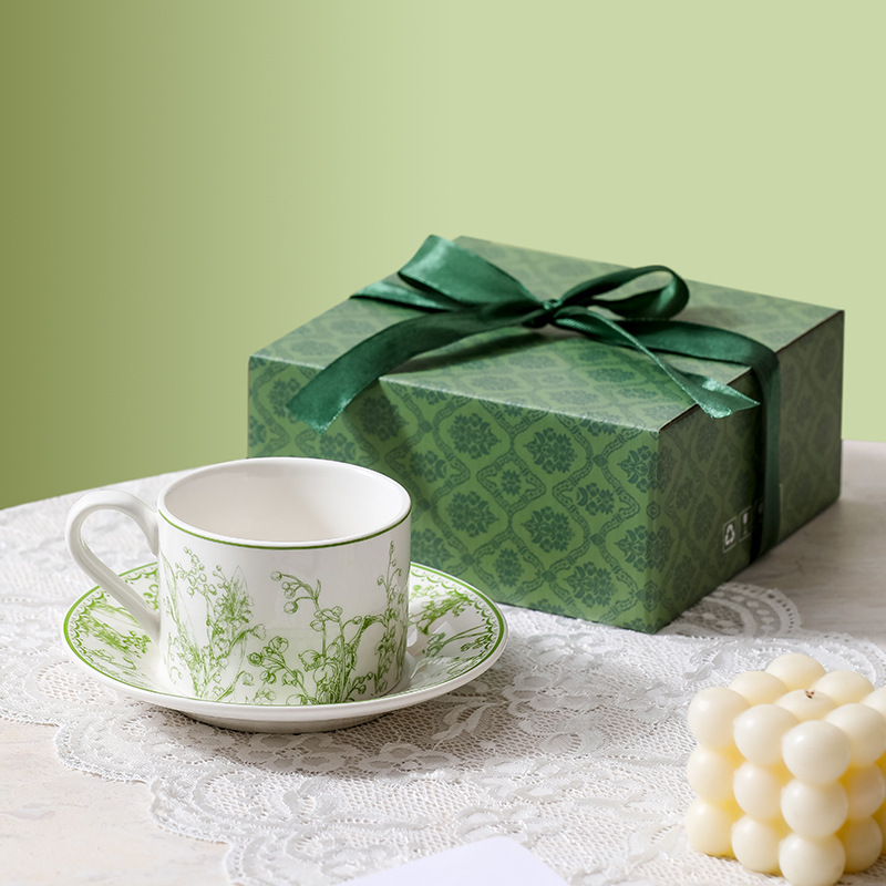 Coffee Tea English - Juego de regalo de taza de