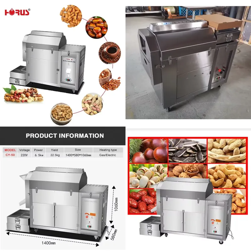 Coffee Bean & Tea Menu - Tostadora Comercial Automática Eléctrica Horus 2026