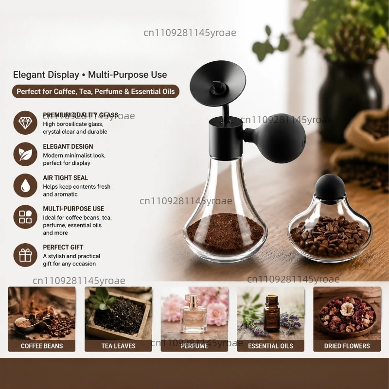 Coffee Bean & Tea Menu - Botella de Vidrio para Muestras de