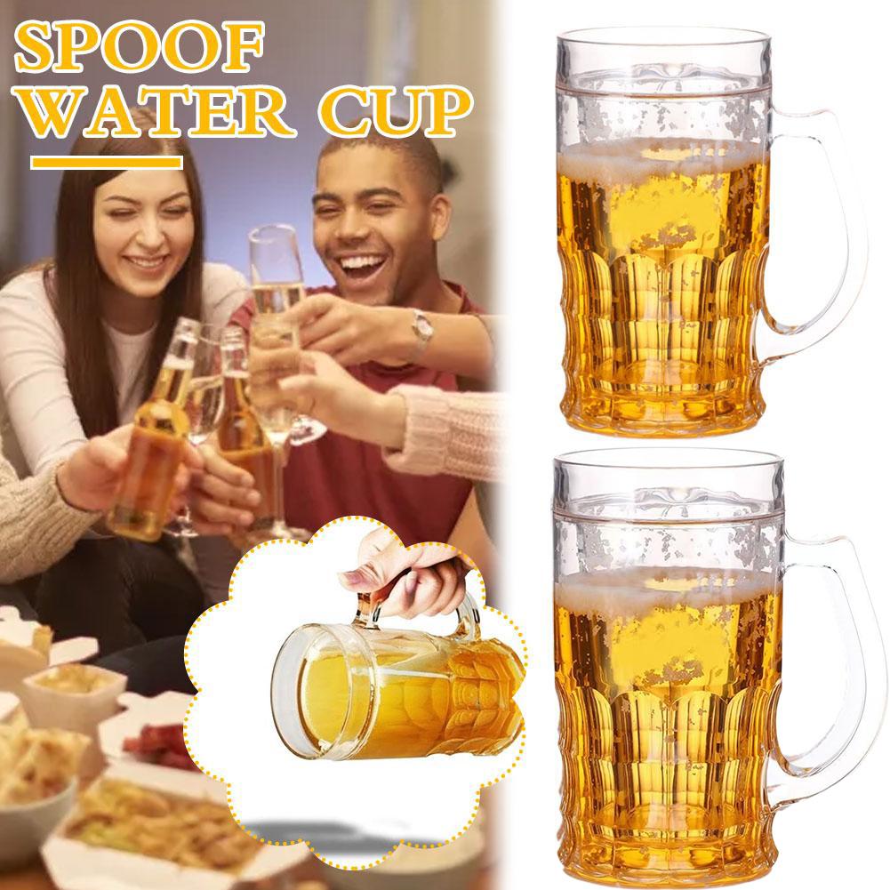 Double Wall Mug - Taza de cerveza de hielo falsa