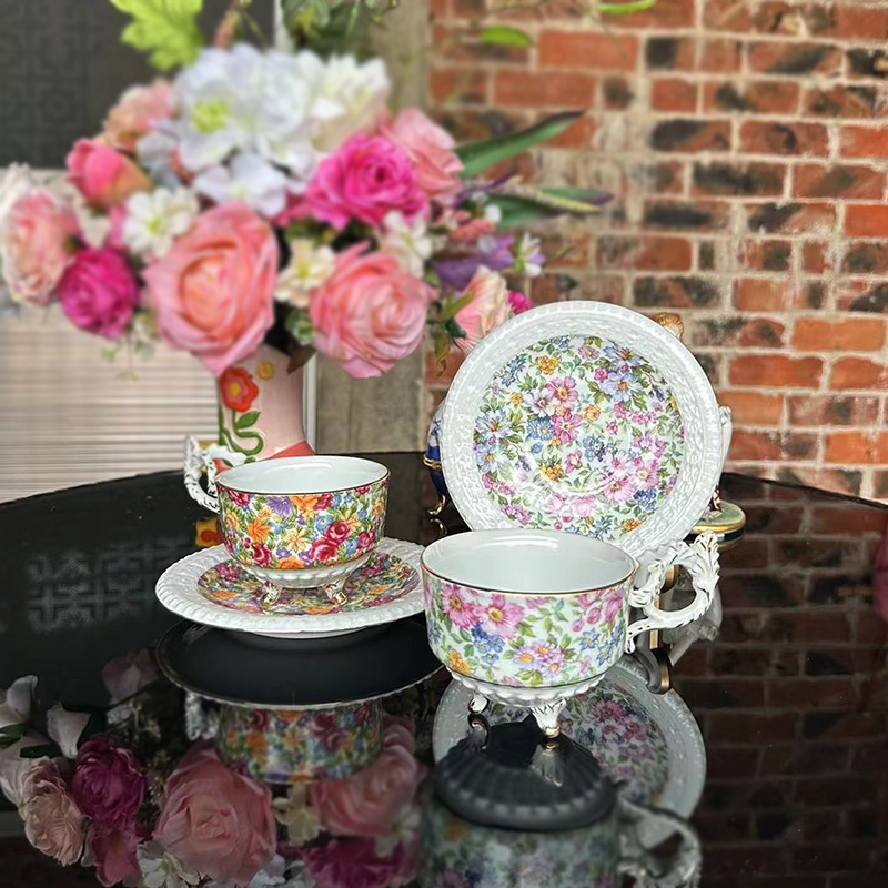 Coffee Tea English - Tazas de café, platos, tazas de