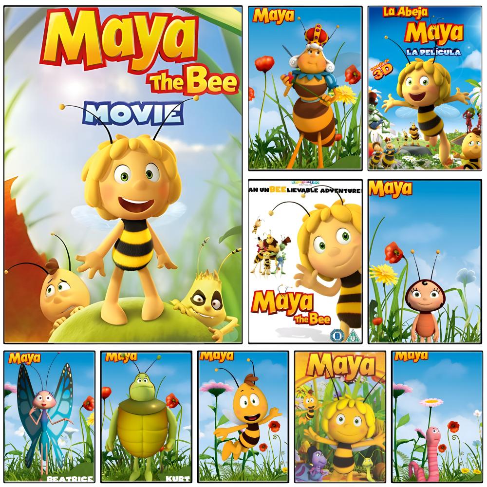 Maya Coffee & Tea Ulasan - Póster de animación infantil de M-Maya