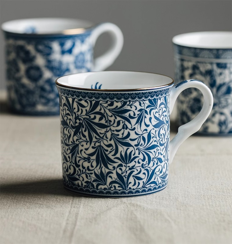 Coffee Tea English - William Morris-taza de café clásica inglesa,