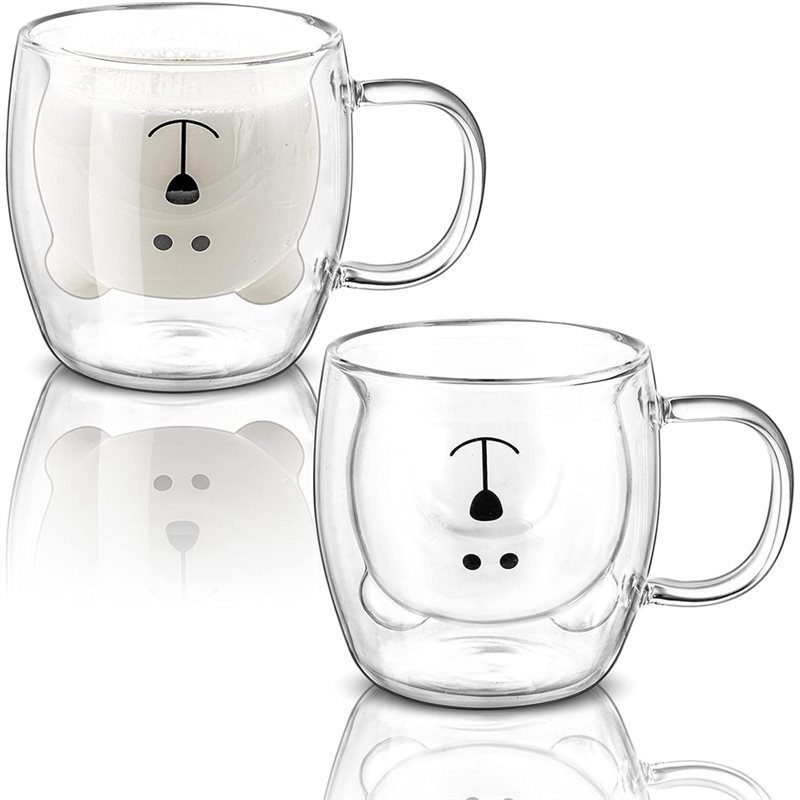 Double Wall Mug - A76I - Juego de 2 Tazas