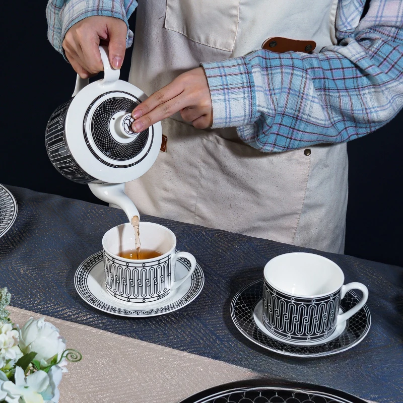 Coffee Tea Sugar Set - Juego de Té de Estilo Europeo