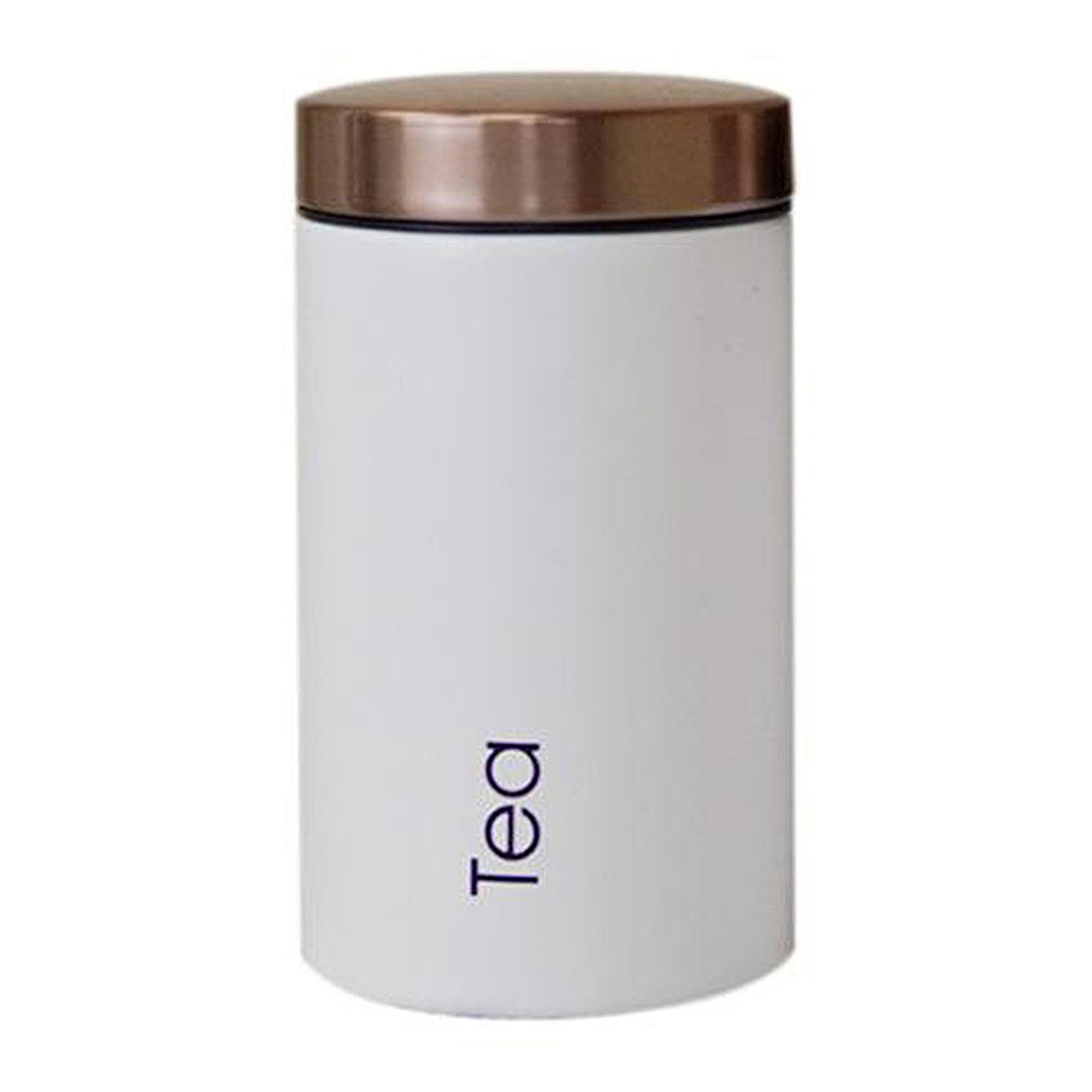 Coffee Tea And Sugar Canister Set - Juego de Recipientes Metálicos para Almacenamiento