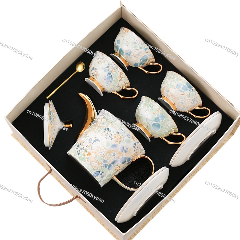 Coffee Tea Set - Taza de café, tetera de cerámica,