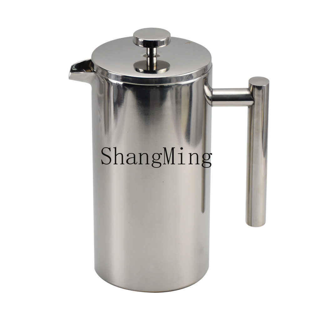 Coffee Tea Pots - Cafetera francesa de acero inoxidable DSA,