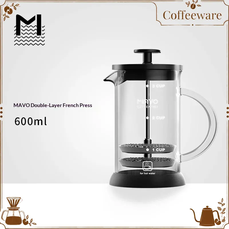 Coffee Tea Pots - Cafetera francesa MAVO con filtro de