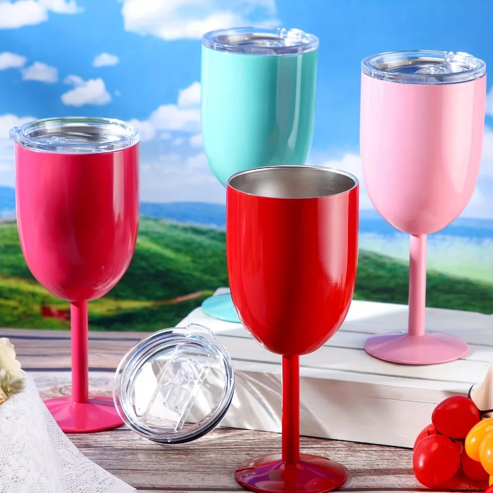 Copa de vino de acero inoxidab - Double Wall Mug reseña y precio