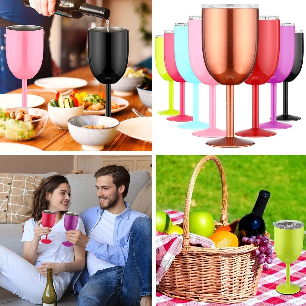Copa de vino de acero inoxidab - Double Wall Mug reseña y precio