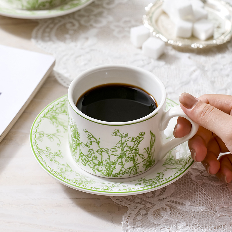 Juego de regalo de taza de caf - Coffee Tea English reseña y precio