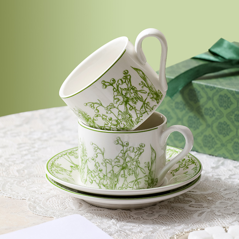 Juego de regalo de taza de caf - Coffee Tea English reseña y precio