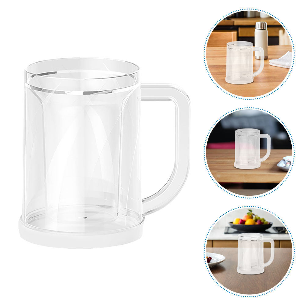 2 Tazas de Plástico Transparen - Double Wall Mug reseña y precio