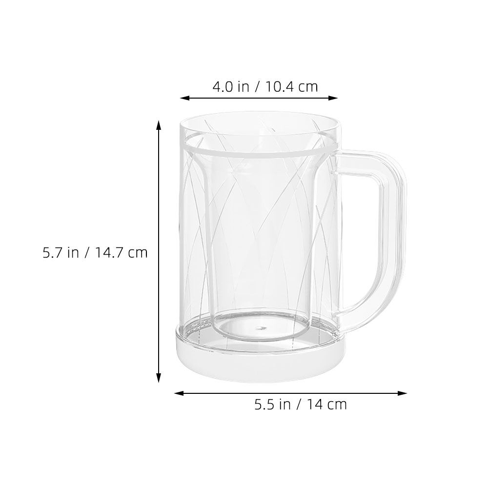 2 Tazas de Plástico Transparen - Double Wall Mug reseña y precio