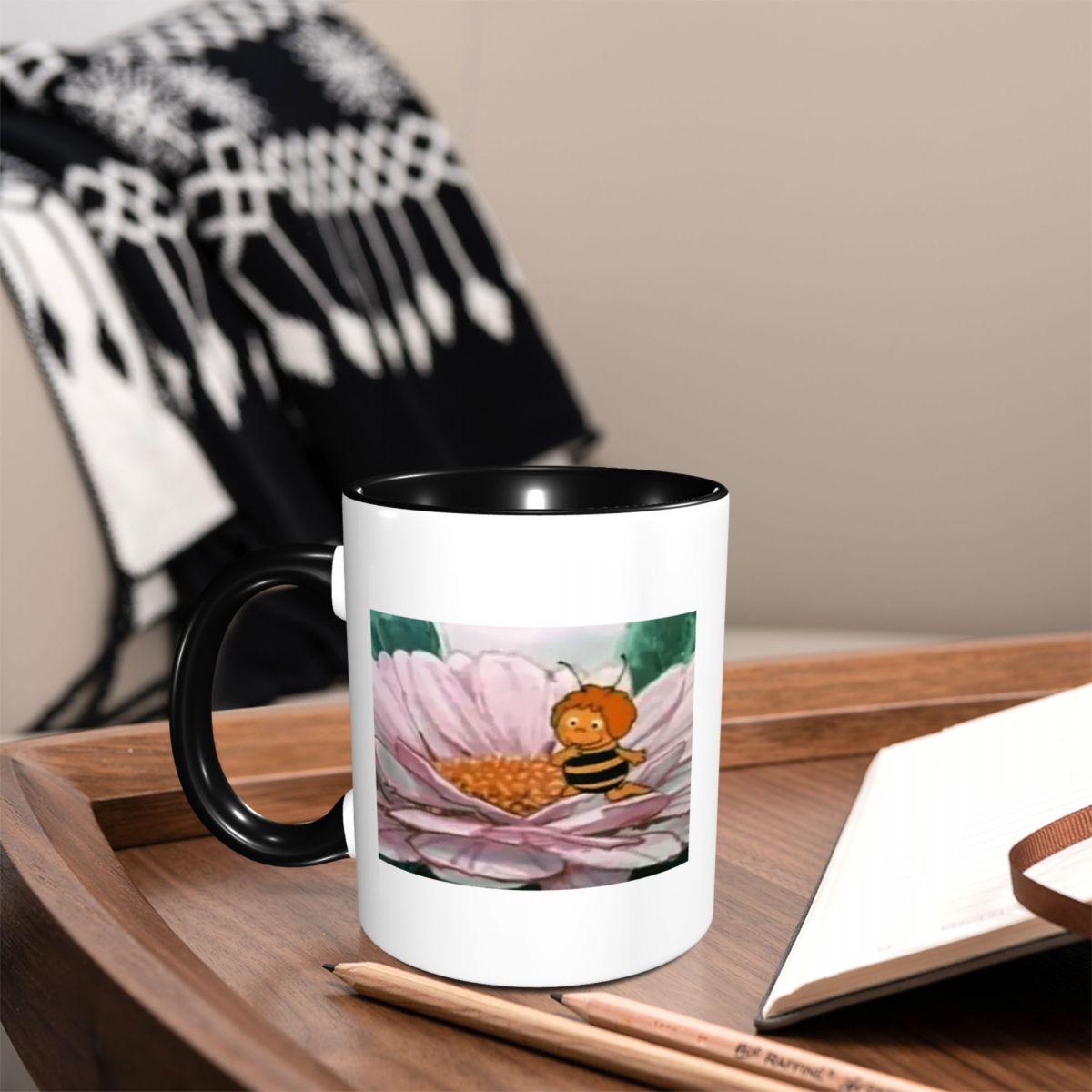 Taza Maya The Bee, tazas de ca - Maya Coffee & Tea Ulasan reseña y precio