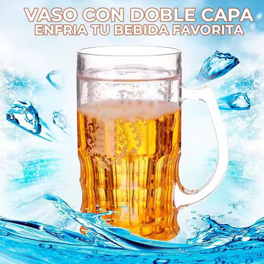 Taza de cerveza de hielo falsa - Double Wall Mug reseña y precio