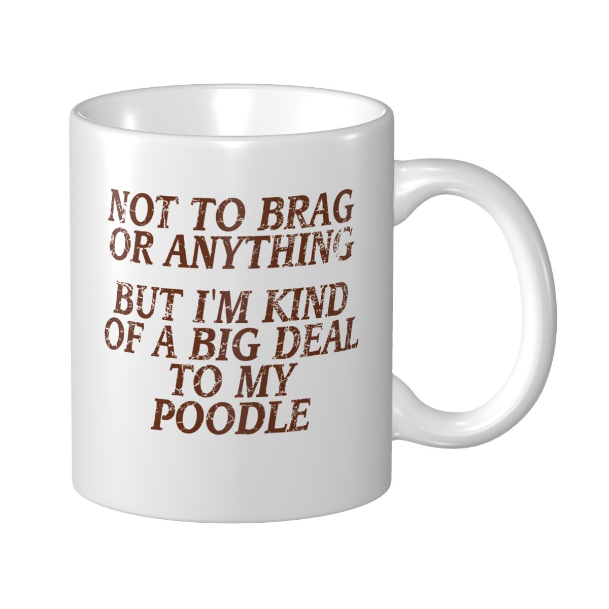 Mark Cup Mug caniche broma per - Coffee Tea Joke reseña y precio