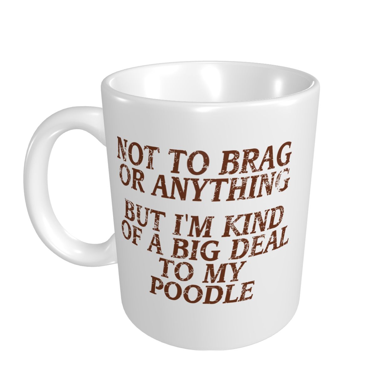 Mark Cup Mug caniche broma per - Coffee Tea Joke reseña y precio