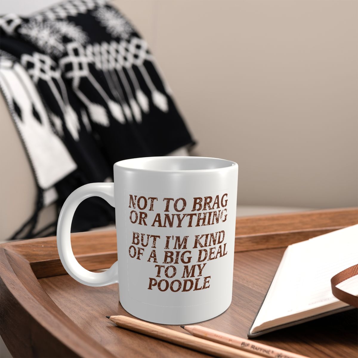 Mark Cup Mug caniche broma per - Coffee Tea Joke reseña y precio