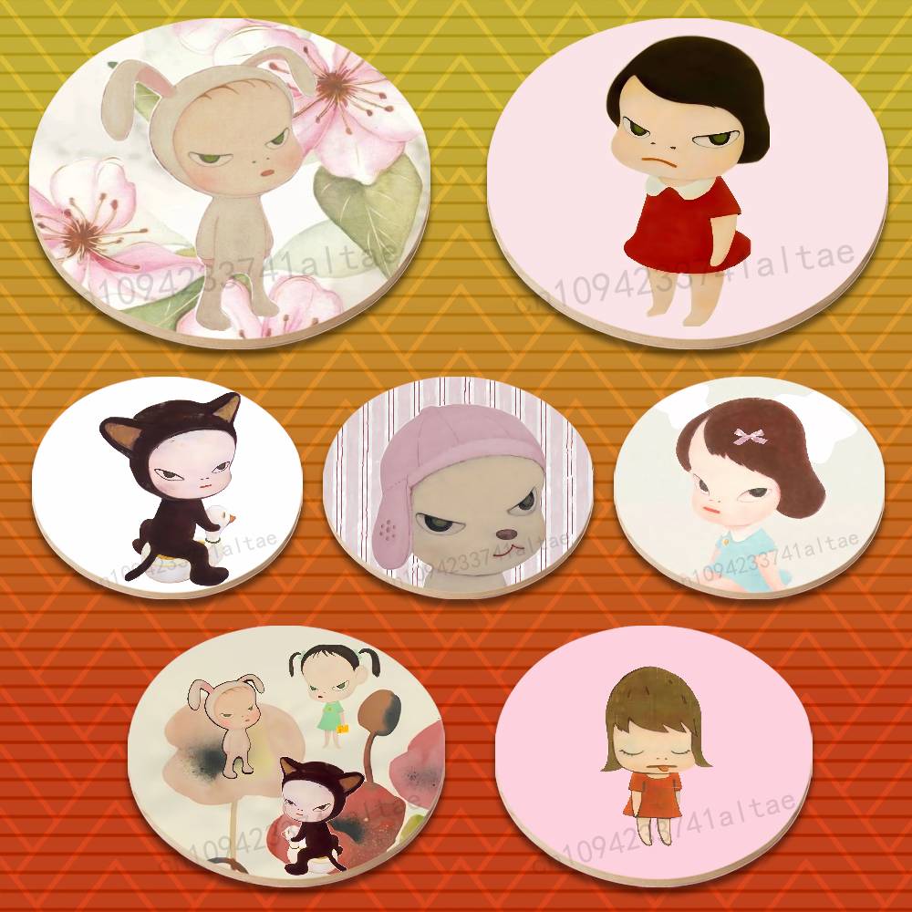 Posavasos Redondos de Madera Y - Coffee Y Tea reseña y precio