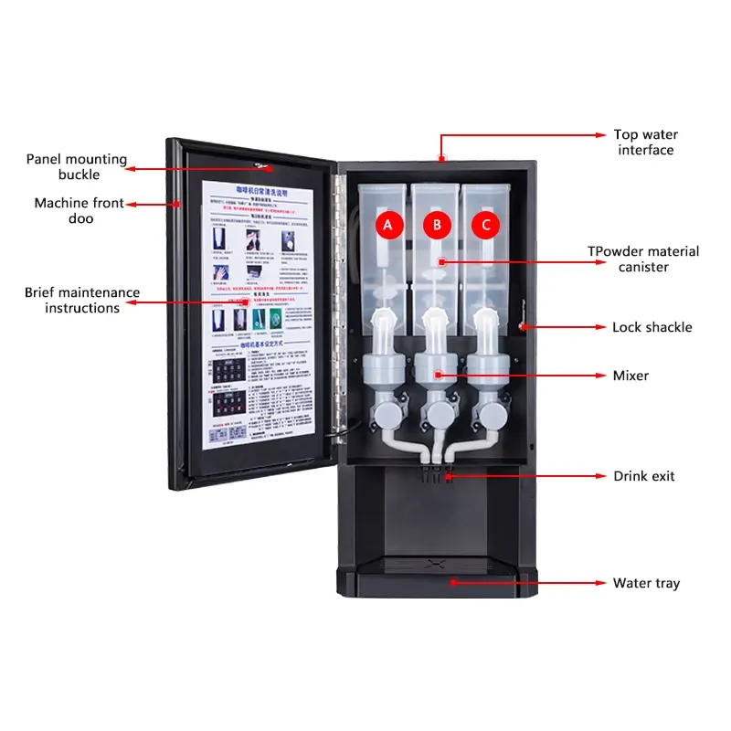 Máquina Expendedora de Té con  - Coffee Tea Vending Machine For Office reseña y precio