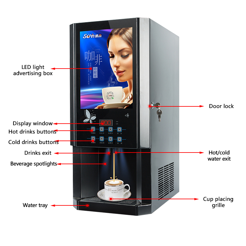 Máquina de Café Instantáneo 30 - Coffee Tea Machine reseña y precio