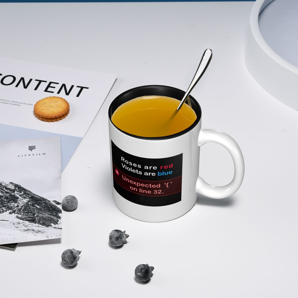 Taza de Cerámica con Diseño de - Coffee Tea Joke reseña y precio