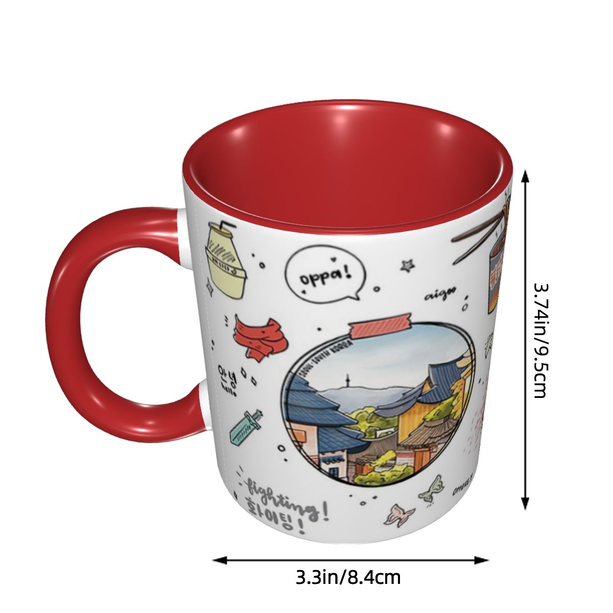 Taza de Cerámica con Diseño de - Coffee Tea Friends reseña y precio