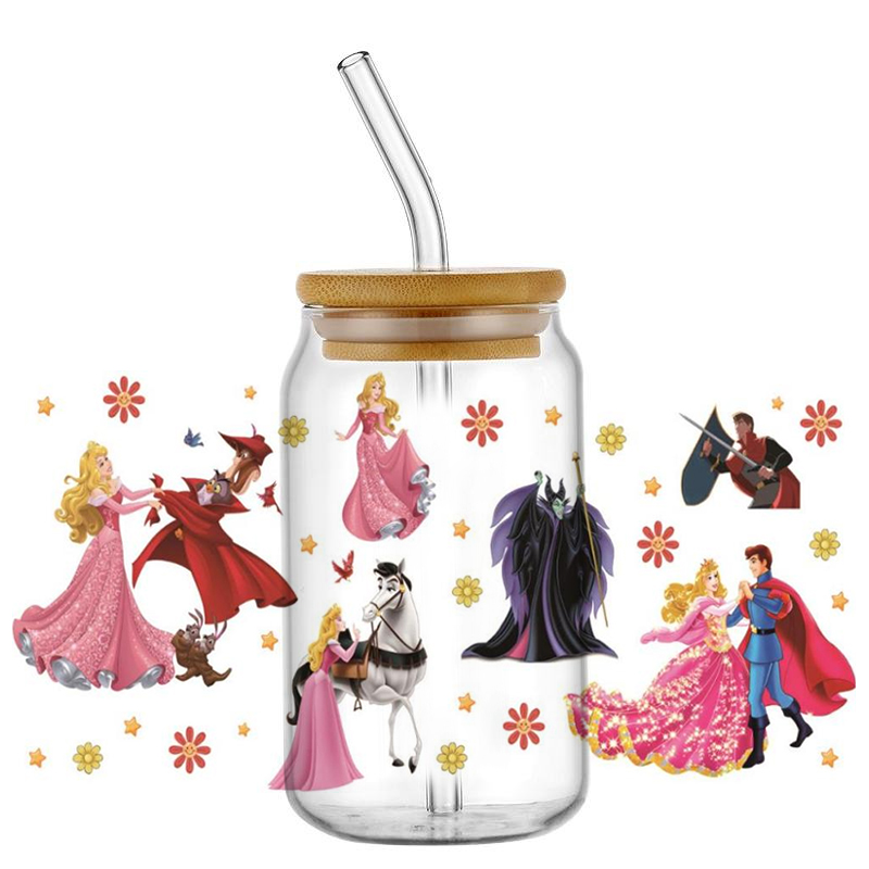 Pegatinas UV DTF con diseño de - Coffee And Tea Glass reseña y precio