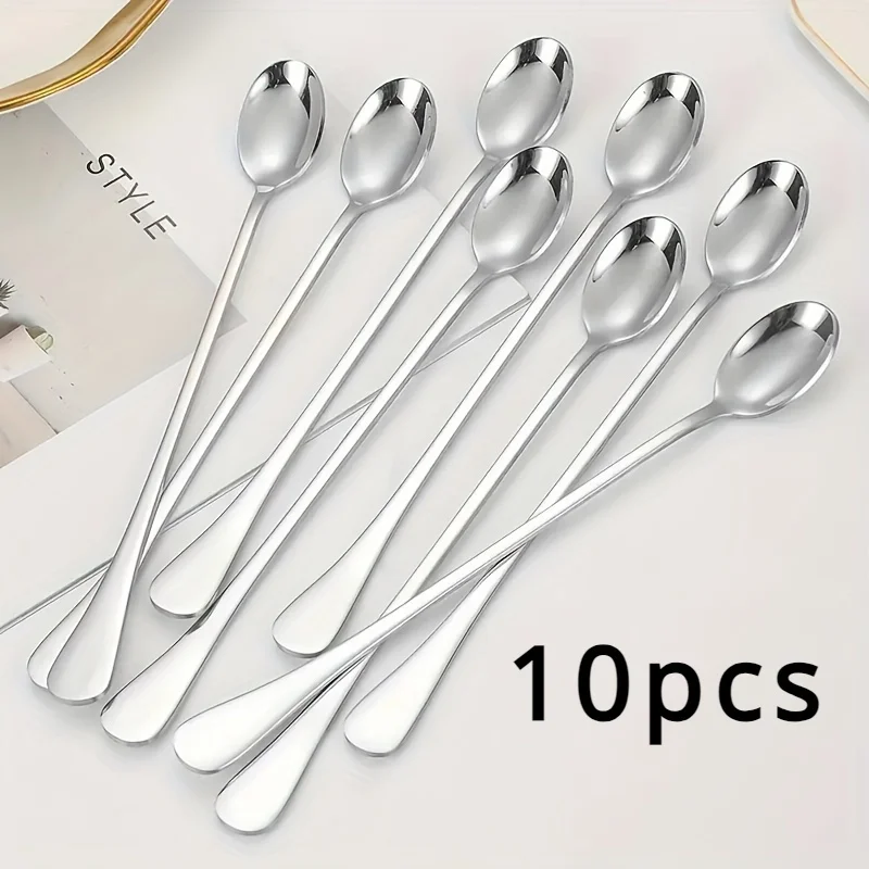 Juego de cucharas de mango lar - Coffee Tea Sugar Set reseña y precio