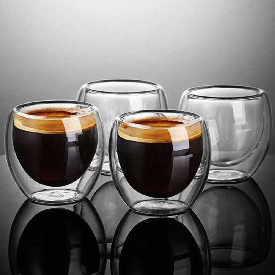 Tazas de café de vidrio de dob - Coffee Tea Sugar Set reseña y precio