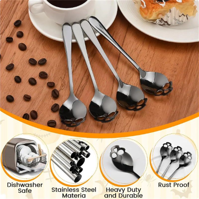 1 Uds cuchara de café creativa - Coffee Tea Sugar Set reseña y precio