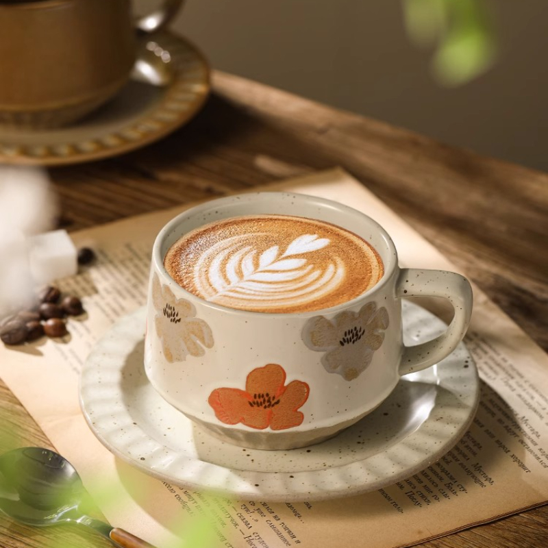 Taza de cerámica Retro, juego  - Coffee Tea Sugar Set reseña y precio
