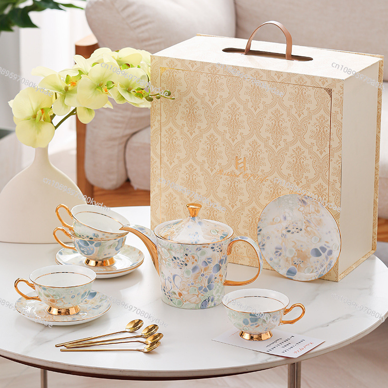 Taza de café, tetera de cerámi - Coffee Tea Set reseña y precio