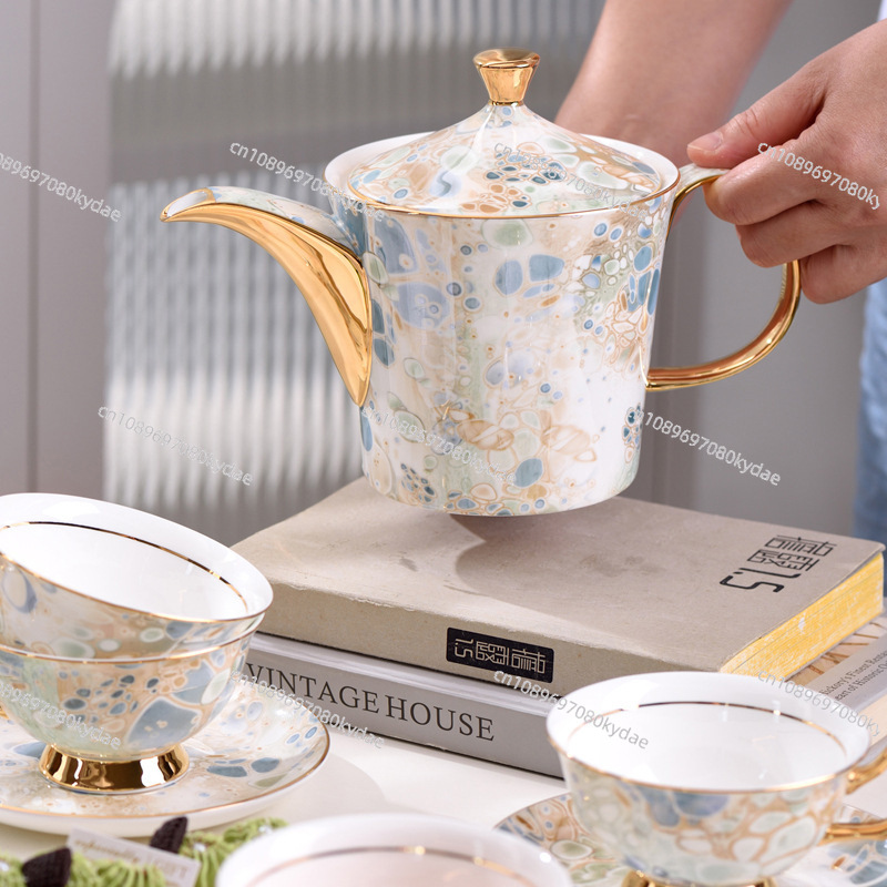 Taza de café, tetera de cerámi - Coffee Tea Set reseña y precio