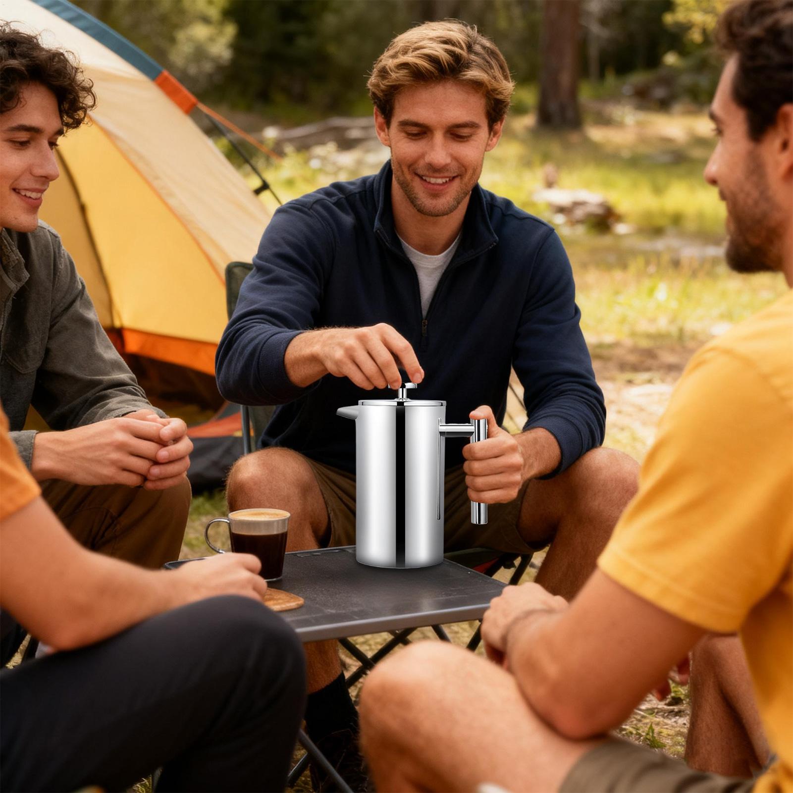 Cafetera con prensa, agarre an - Coffee Tea Pots reseña y precio