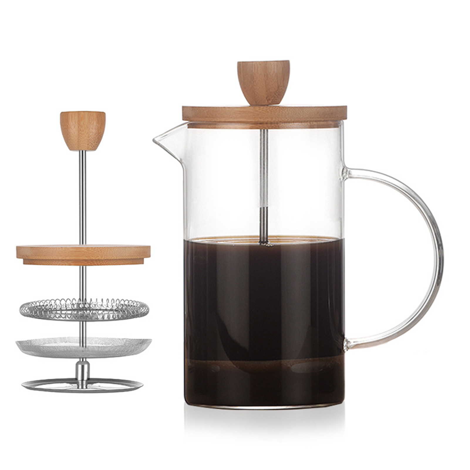 Olla de prensa de filtro franc - Coffee Tea Pots reseña y precio