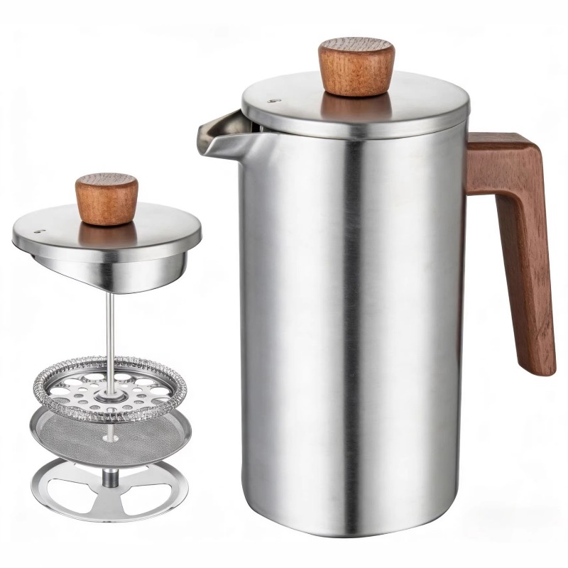 Cafetera Francesa de Acero Ino - Coffee Tea Pots reseña y precio