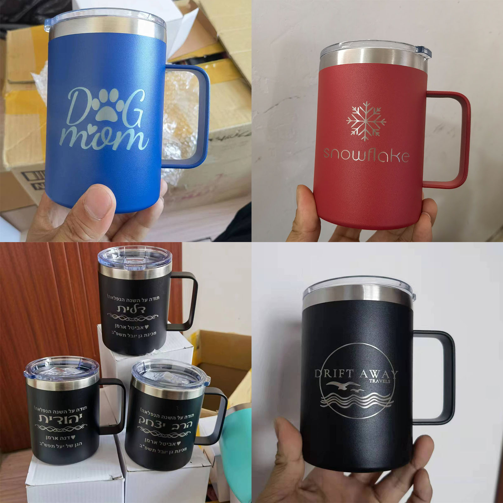 Taza aislada de acero inoxidab - Double Wall Mug reseña y precio