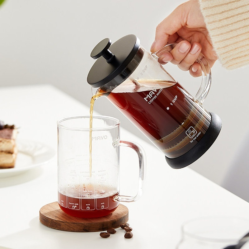 Cafetera francesa MAVO con fil - Coffee Tea Pots reseña y precio