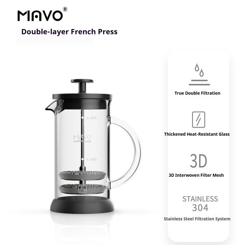 Cafetera francesa MAVO con fil - Coffee Tea Pots reseña y precio