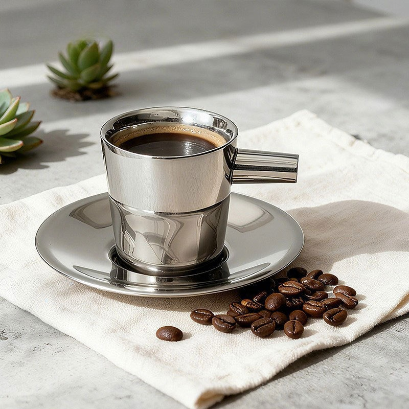 Paquete de 2 tazas de café de  - Double Wall Mug reseña y precio