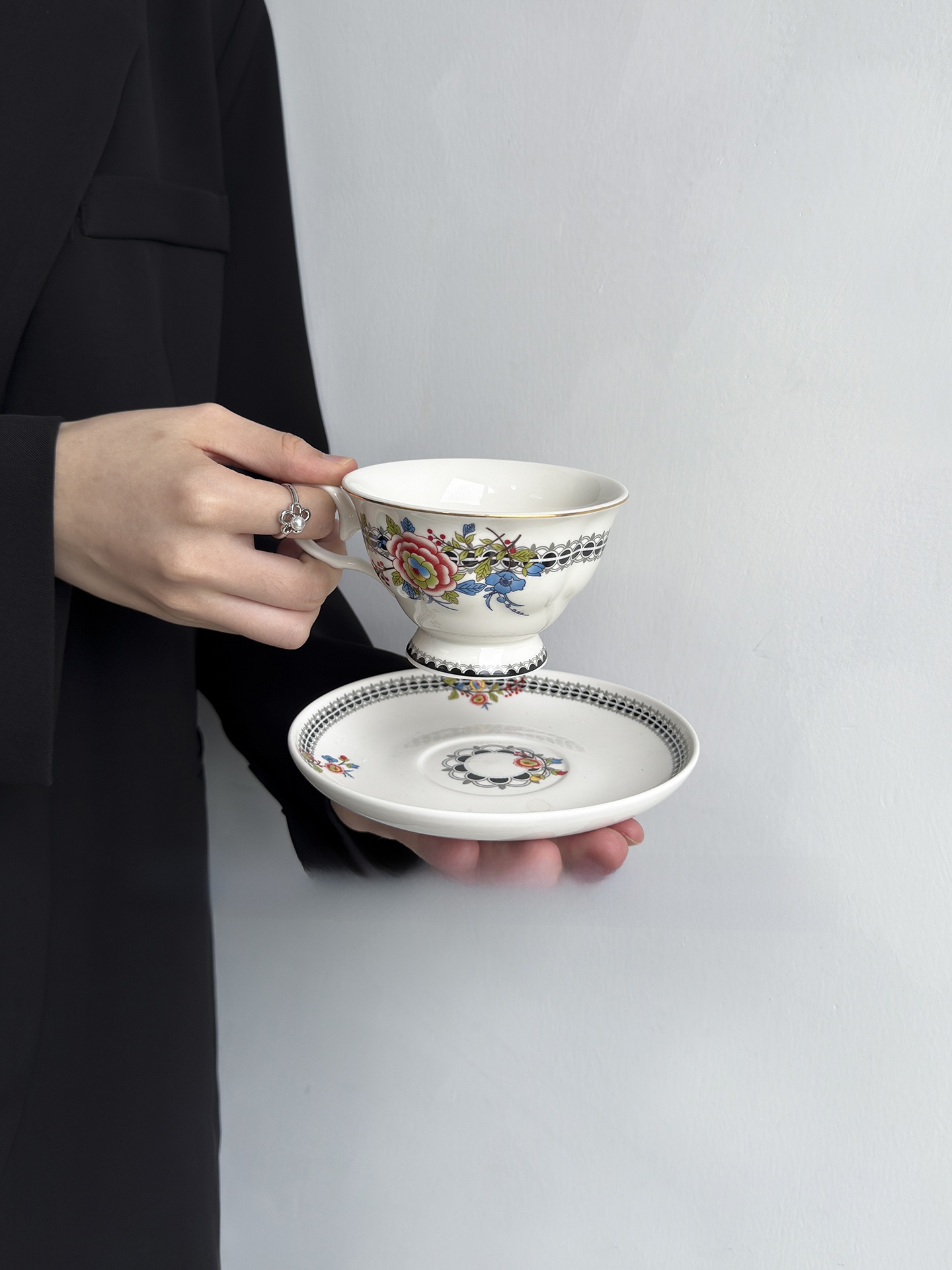 Juego de Tazas de Café con Dis - Coffee Tea English reseña y precio