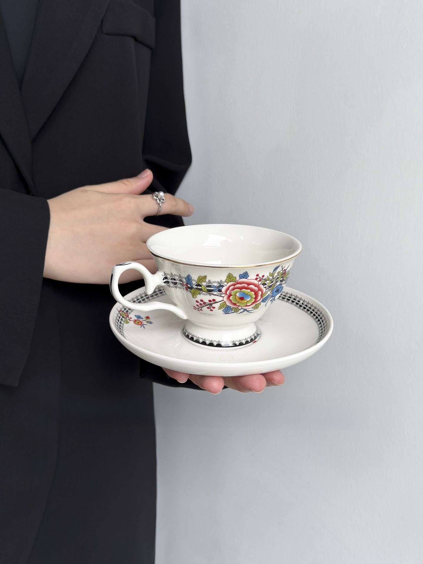Juego de Tazas de Café con Dis - Coffee Tea English reseña y precio