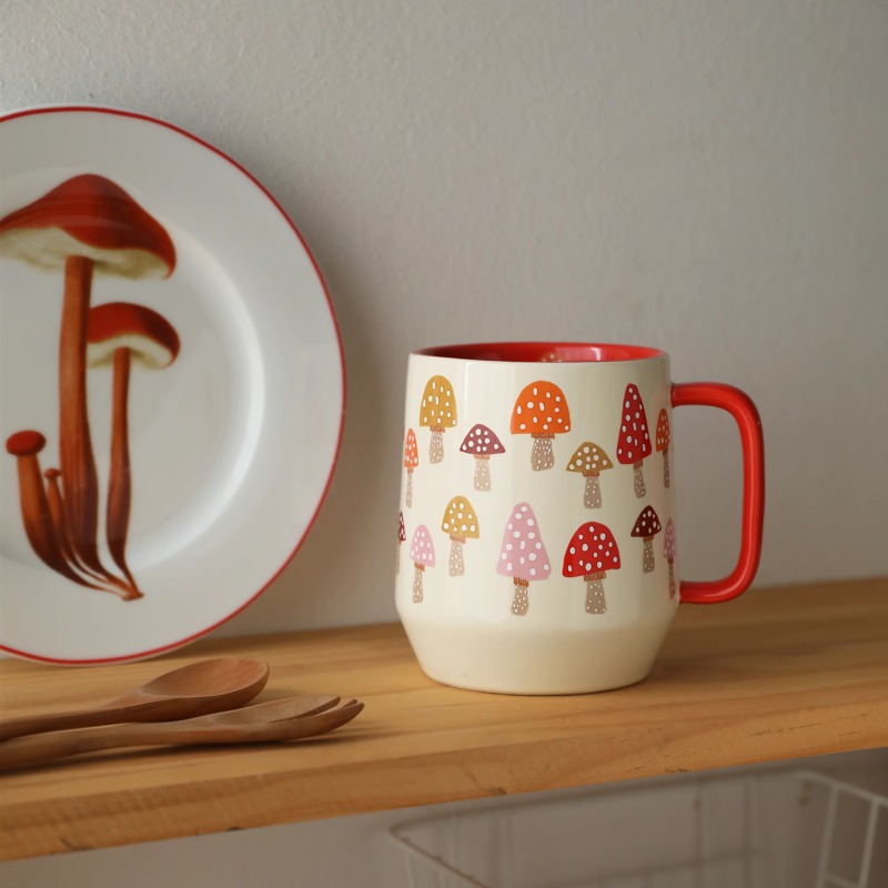 Taza de agua con forma de seta - Coffee Tea English reseña y precio