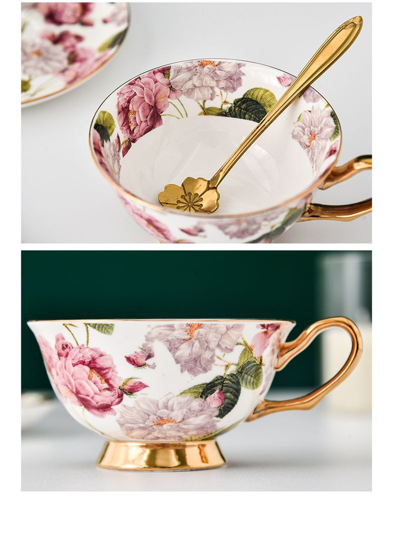 Juego de Taza y Platillo de Ca - Coffee Tea English reseña y precio