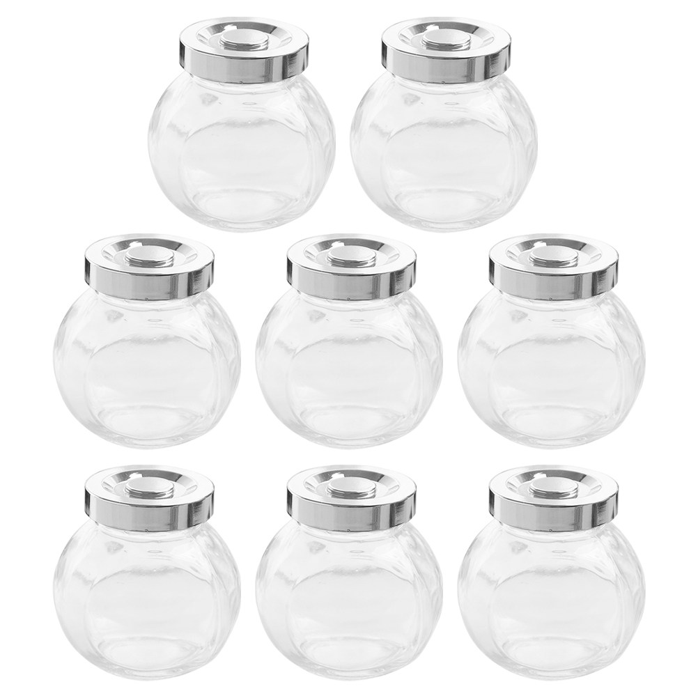 8 Frascos de Vidrio Transparen - Coffee And Tea Glass reseña y precio