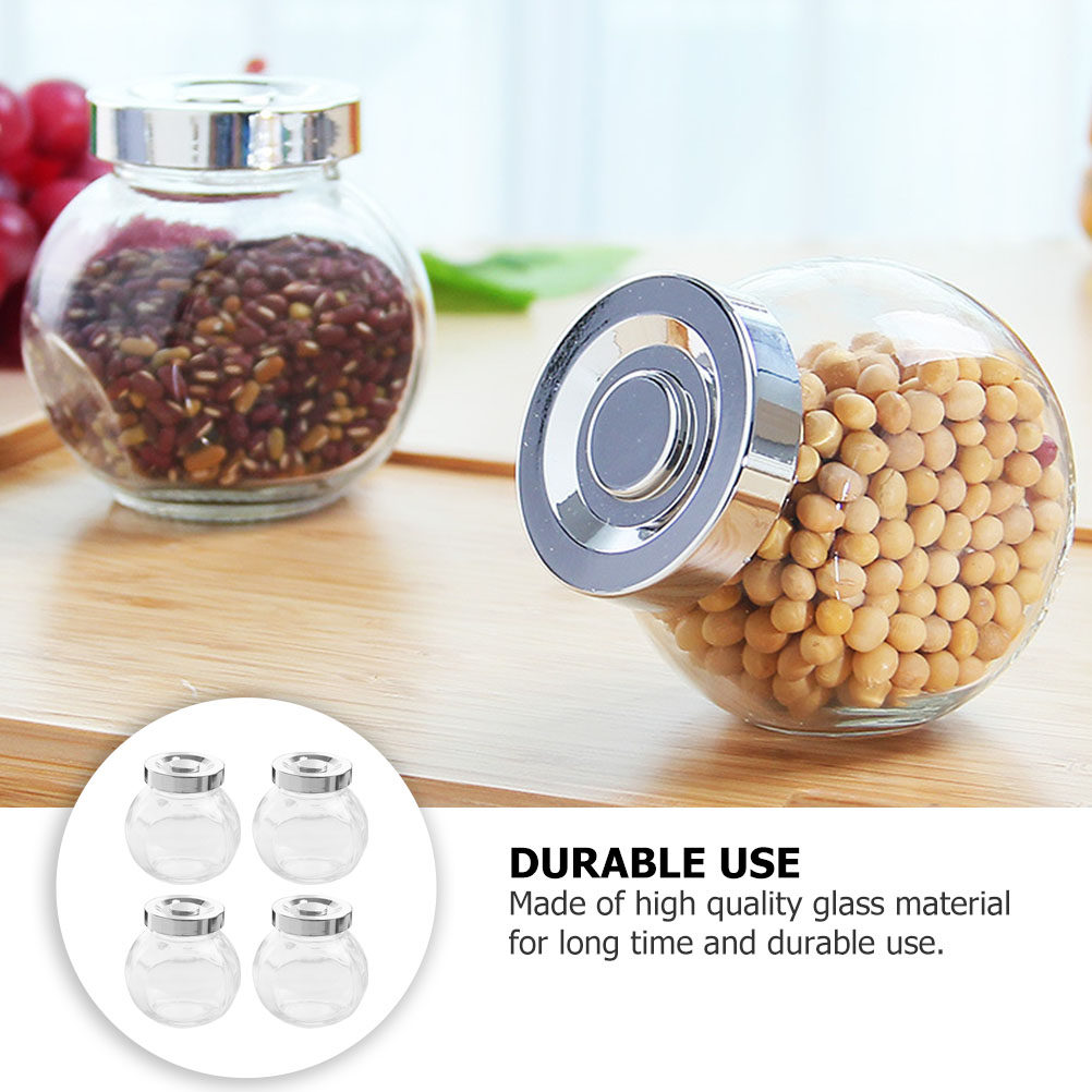 8 Frascos de Vidrio Transparen - Coffee And Tea Glass reseña y precio